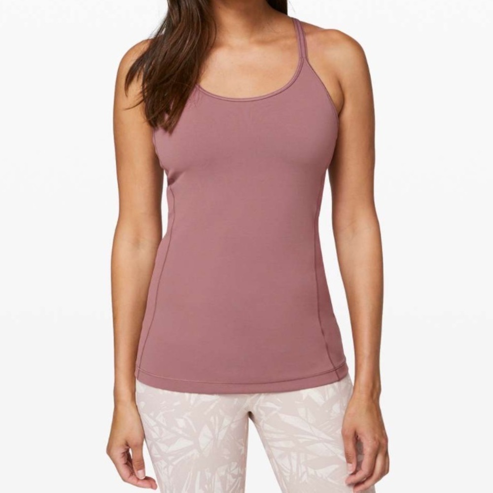 Lululemon Free To Be Tank *Everlux Red Dust Size 6 NWT